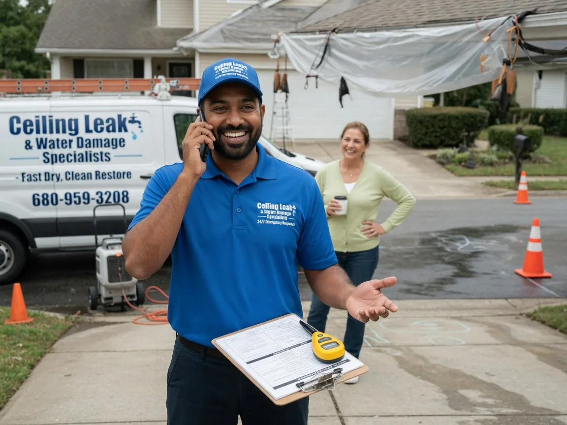 Ceiling Leak Cleanup Amity, OR FAQs